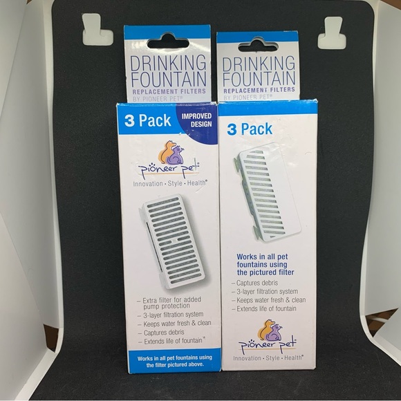 8 - Pioneer Pet Replacement Filters 3 Pk Water & Serene Drinking Fountain # 3091 - Picture 2 of 7